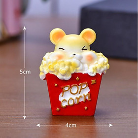 *HN* Charm tách trà, cốc kem, bát mỳ với mẫu thú đáng yêu (Panda, Shiba, Rabbit và Rat) dùng làm móc khóa, DIY