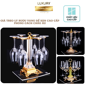 Mua Giá Treo Ly Rượu Vang Hợp Kim Để Bàn Cao Cấp - Hàng Nhập Khẩu