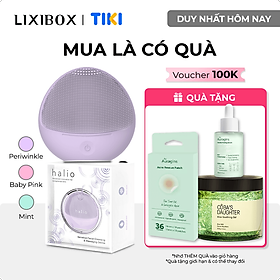 Máy Rửa Mặt Halio Sensitive Facial Device Dành Cho Da Nhạy Cảm - Sóng Âm Sạch Sâu, Kèm Hộp Treo