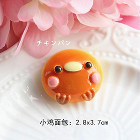 Charm bánh nướng hình mặt gấu bear cho các bạn trang trí vỏ ốp điện thoại, DIY