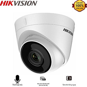 Mua Camera IP bán cầu vat Hikvision DS-2CD1323G0-IUF  DS-2CD1343G0E-IF  DS-2CD1343G0-IUF tích hợp mic và khe cắm thẻ nhớ - Hàng Chính Hãng