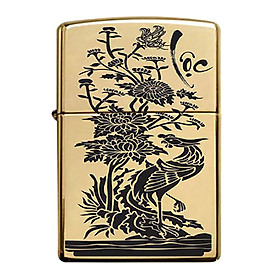 Bật Lửa Zippo 254b Khắc Axit Lộc 02 - 254b.Loc02