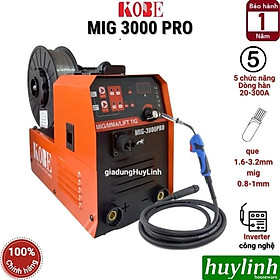 Mua Máy hàn 5 chức năng Kobe MIG-3000 PRO - Tặng 1kg dây hàn - hàn cuộn 1kg và 5kg