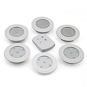 Đèn LED Không Dây Điều Khiển Từ Xa Cho Trần Tủ Bếp (6 Bóng)