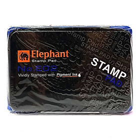Hộp Dấu Tampon Elephant Xanh Cỡ 02