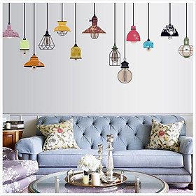Decal dán tường CHÙM ĐÈN SANG TRỌNG 001 - Trang trí nội thất