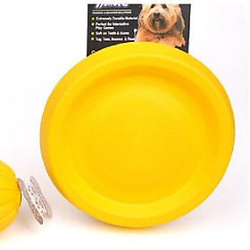 đĩa bay cao su mềm cho chó cắn,đồ chơi đồ huấn luyện chó nổi trên mặt nước
