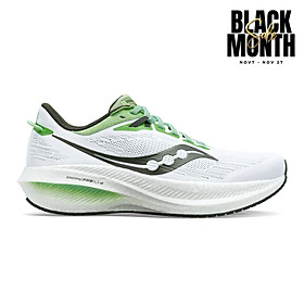 Giày chạy bộ nam saucony triumph 21 - white/umbra