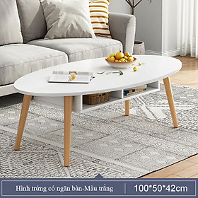 Bàn trà sofa, bàn cà phê chân gỗ tự nhiên sang trọng phong cách Bắc Âu, Bàn trà mặt gỗ MDF phù hợp mọi không gian nhà ở
