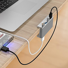 Bộ chia 4 cổng USB 3.0 dạng kẹp vỏ nhôm MH4PU