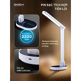 ĐÈN BÀN LED GKOCH YG-8611L hàng chính hãng
