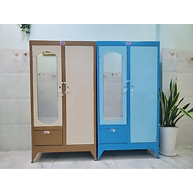 Tủ sắt đựng quần áo ngang 0.9m cao 1m8