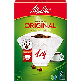 GIẤY LỌC CAFÉ MELITTA 1×4 (4-6 LY) – GERMANY
