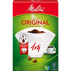 Mua GIẤY LỌC CAFÉ MELITTA 1×4 (4-6 LY) – GERMANY