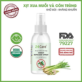 TỰ CHỌN 13 MÙI Xịt Phòng Tinh Dầu Hữu Cơ Organic 24Care 50ML