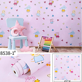  CUỘN 10M Decal giấy dán tường khổ 45cm keo sẵn nhiều size mẫu mới giá rẻ DT023