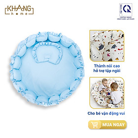 Nôi Hoa Vải Trẻ Em Khang Home Tiện Lợi Và An Toàn Cho Bé Đường Kính 90cm