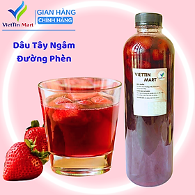 Dâu Tây Ngâm Đường Phèn 1.3kg VietTin Mart