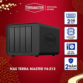 Mua Thiết bị lưu trữ mạng NAS TerraMaster F4-212 4-bay Hàng chính hãng