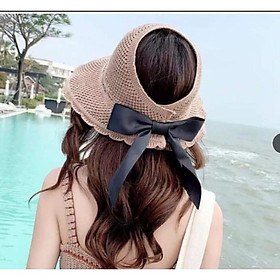 Mũ cói vành rộng ,mũ đi biển cho bạn gái