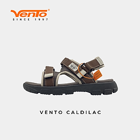 Giày Sandal VENTO CHÍNH HÃNG CALDILAC MÀU NÂU BE ĐEN NB10608