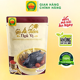 Gà ác tiềm ngũ vị cây thị