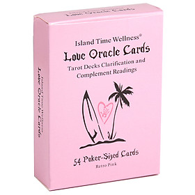 Bộ Tarot Island Time Wellness Love Oracle Cards Tarot Decks  phiên bản