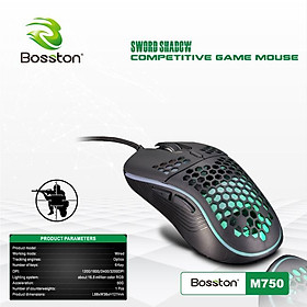 Chuột Bosston M750 LED Gaming - màu ngẫu nhiên - hàng nhập khẩu
