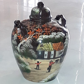 Hũ đựng gạo- Vò ngâm rượu - Chum gốm miệng nhỏ (Giao hàng ngẫu nhiên)