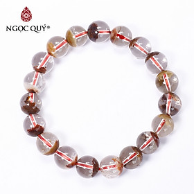 Vòng thạch anh ưu linh nâu 10mm mệnh thổ, kim - Ngọc Quý Gemstones