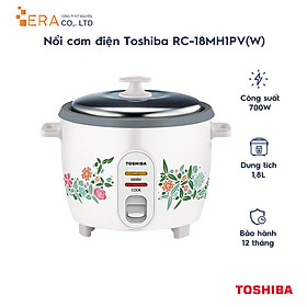 Nồi cơm nắp rời Toshiba 1,8 lít RC-18MH1PV(W) - Hàng chính hãng