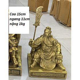 Mua Tượng quan công đọc sách bằng đồng MS287a
