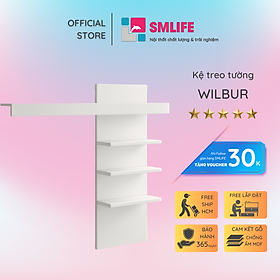 Mua Kệ gỗ trang trí phòng khách gia đình SMLIFE Wilbur