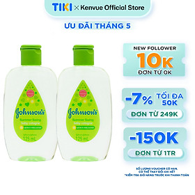 Combo 2 Chai Nước Hoa Cho Bé Johnsons Baby Cologne Hương Ngày Hè Summer Swing Baby Cologne 125ml