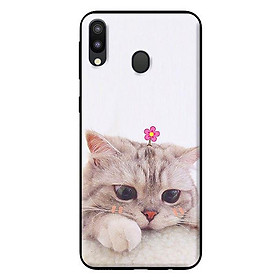 Ốp in cho Samsung Galaxy A30 Mèo Buồn - Hàng chính hãng