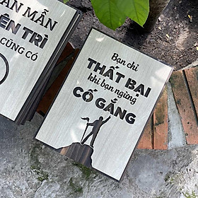 Mua Tranh động lực CARINA T049- Bạn chỉ thất bại khi bạn ngừng cố gắng