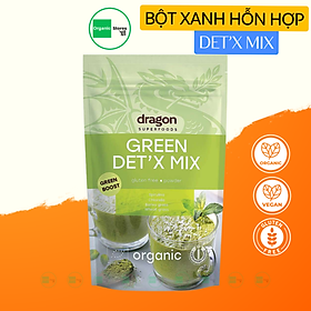 Bột green detox mix hữu cơ 200g - Dragon Superfoods
