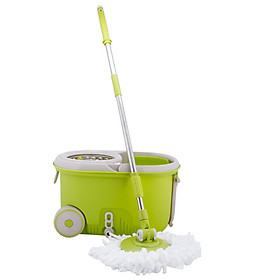 Bộ Cây Lau Nhà Xoay Tay 360 Độ Lock & Lock MOP-L003 - 2 Bông Lau