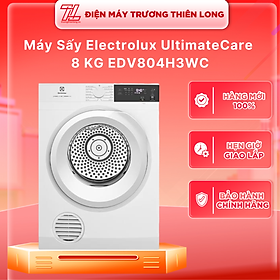 Máy sấy thông hơi Electrolux UltimateCare 8 kg EDV804H3WC - HÀNG CHÍNH HÃNG - CHỈ GIAO HCM