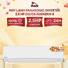 Máy lạnh Panasonic Inverter 2.5 HP CU/CS-XU24ZKH-8 - Hàng chính hãng( Chỉ giao HCM)