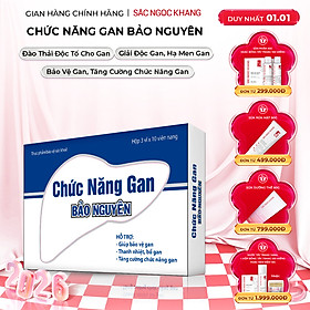 Thực phẩm bảo vệ sức khỏe Viên uống Chức năng gan Bảo Nguyên