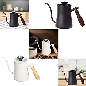 2pcs 550ml Pour Over Coffee Dripper Kettle Gooseneck Stainless Tea Pot