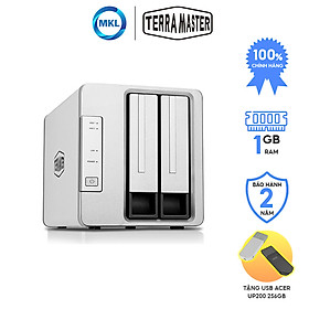 Mua Ổ cứng mạng NAS Terra Master F2-210 Quad-Core - 2 Khay ổ cứnng Hàng chính hãng