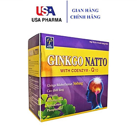 GINKGO NATTO COENZYM Q10, GIÚP TĂNG CƯỜNG LƯU THÔNG TUẦN HOÀN NÃO