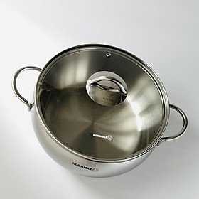 Mua Nồi Inox Korkmaz A1800 - Thân Thấp 24cm - Thổ Nhĩ Kỳ - Hàng Chính Hãng
