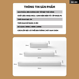 Mua Đèn Led Gắn Tủ Áo Dán Từ Nam Châm Tiện Lợi Chức Năng Tắt Bật Thủ Công Đèn Sạc Không Dây DZ-151
