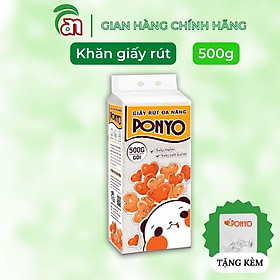 Khăn giấy rút đa năng treo tường ponyo 500g