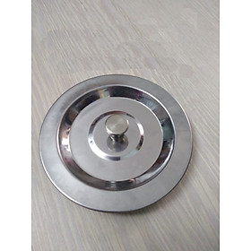 Mua combo 2 Nắp đậy bồn rửa chén cao cấp-Nắp Đậy Bồn Rửa Chén INOX không gỉ có viền cao su giúp chặn nước hiệu quả- NCR*2