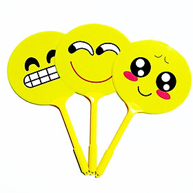 Combo 3 bút mặt emoji