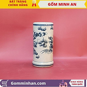 Mua Ống đựng hương thờ  lọ đựng hương thờ men rạn Gốm Minh An Bát Tràng